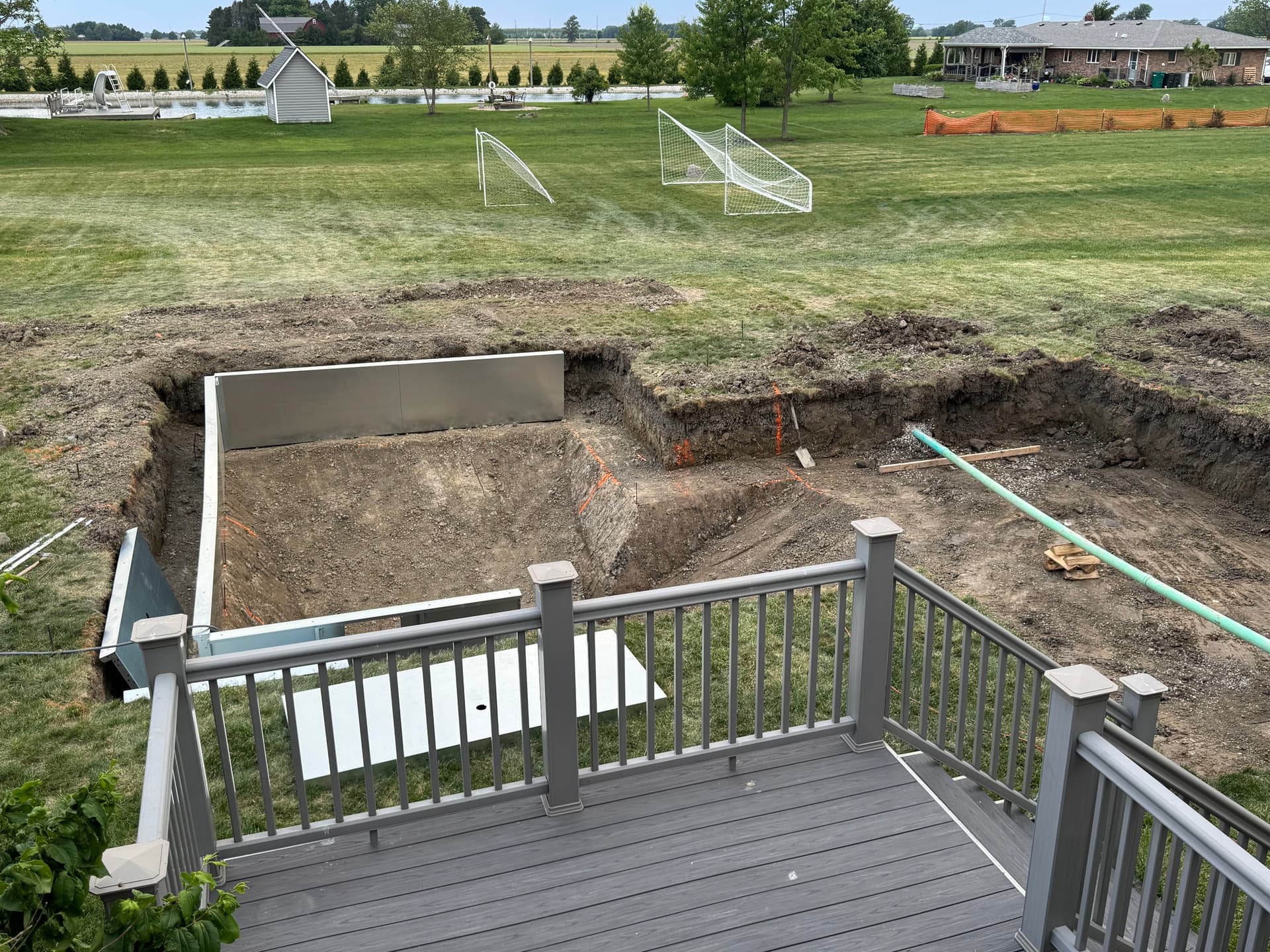 Gallery photos for Custom Pool Excavation Underway on a Big Backyard Build: Image #1