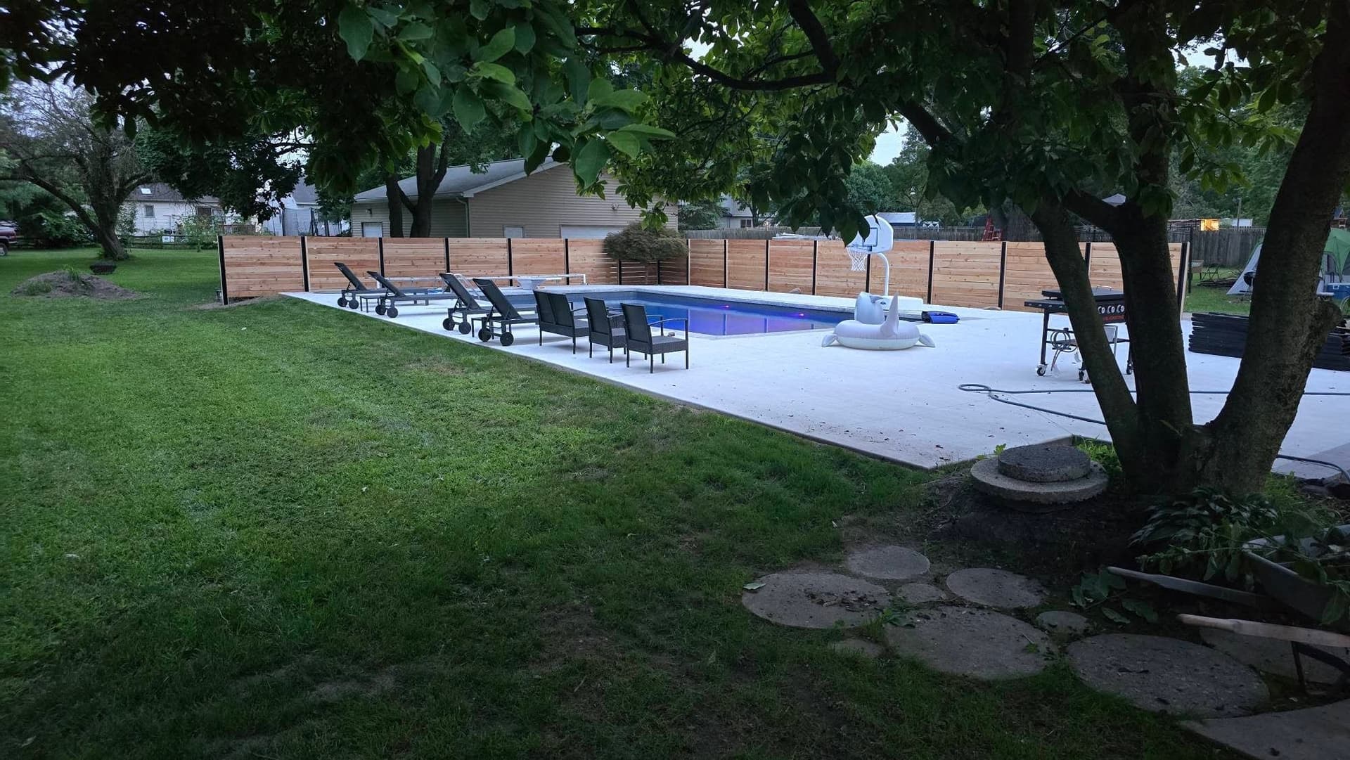 Gallery photos for New Life for a Local Backyard Pool Oasis: Image #3
