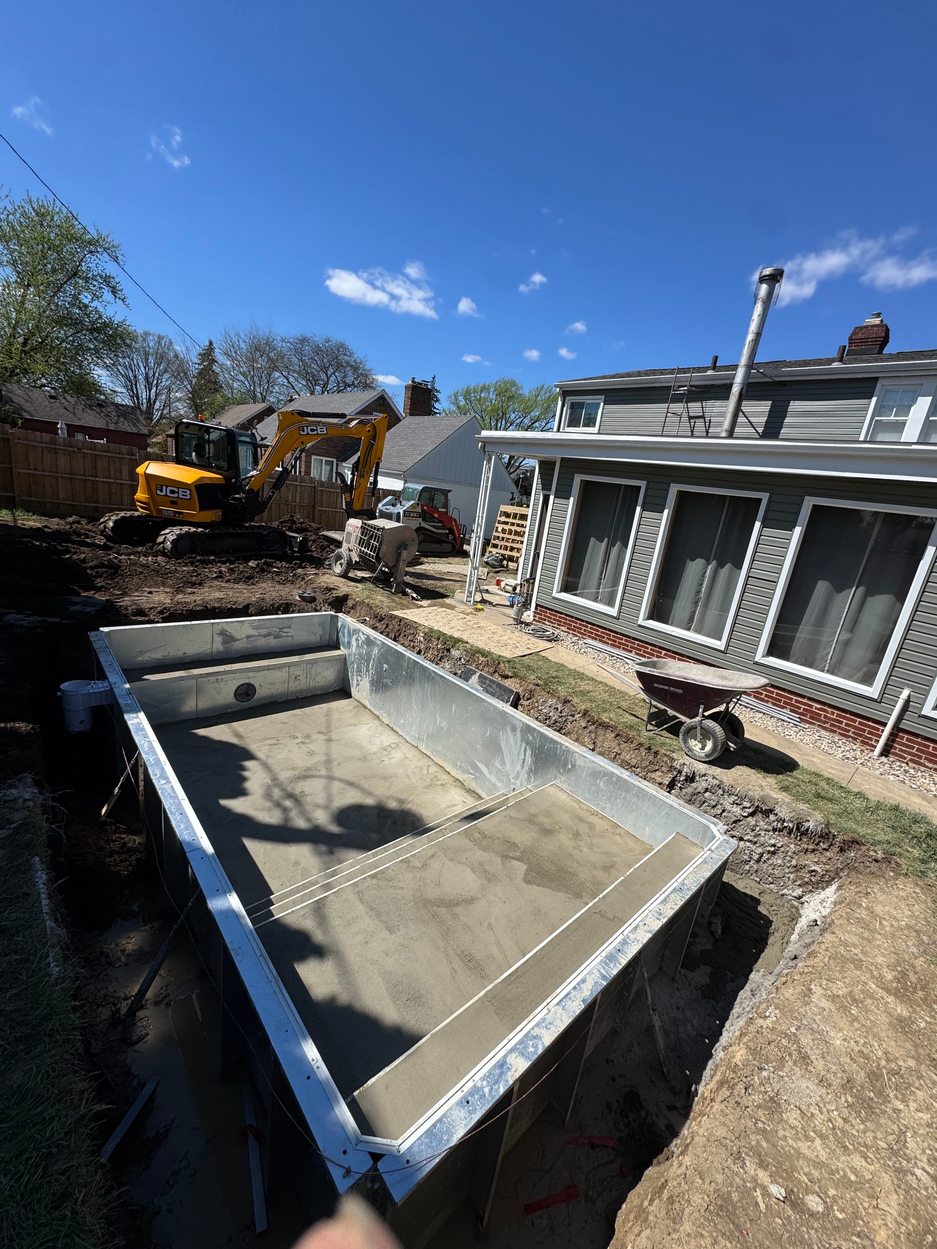 Project From Dirt to Dream Backyard - Inground Pool Build in Progress image