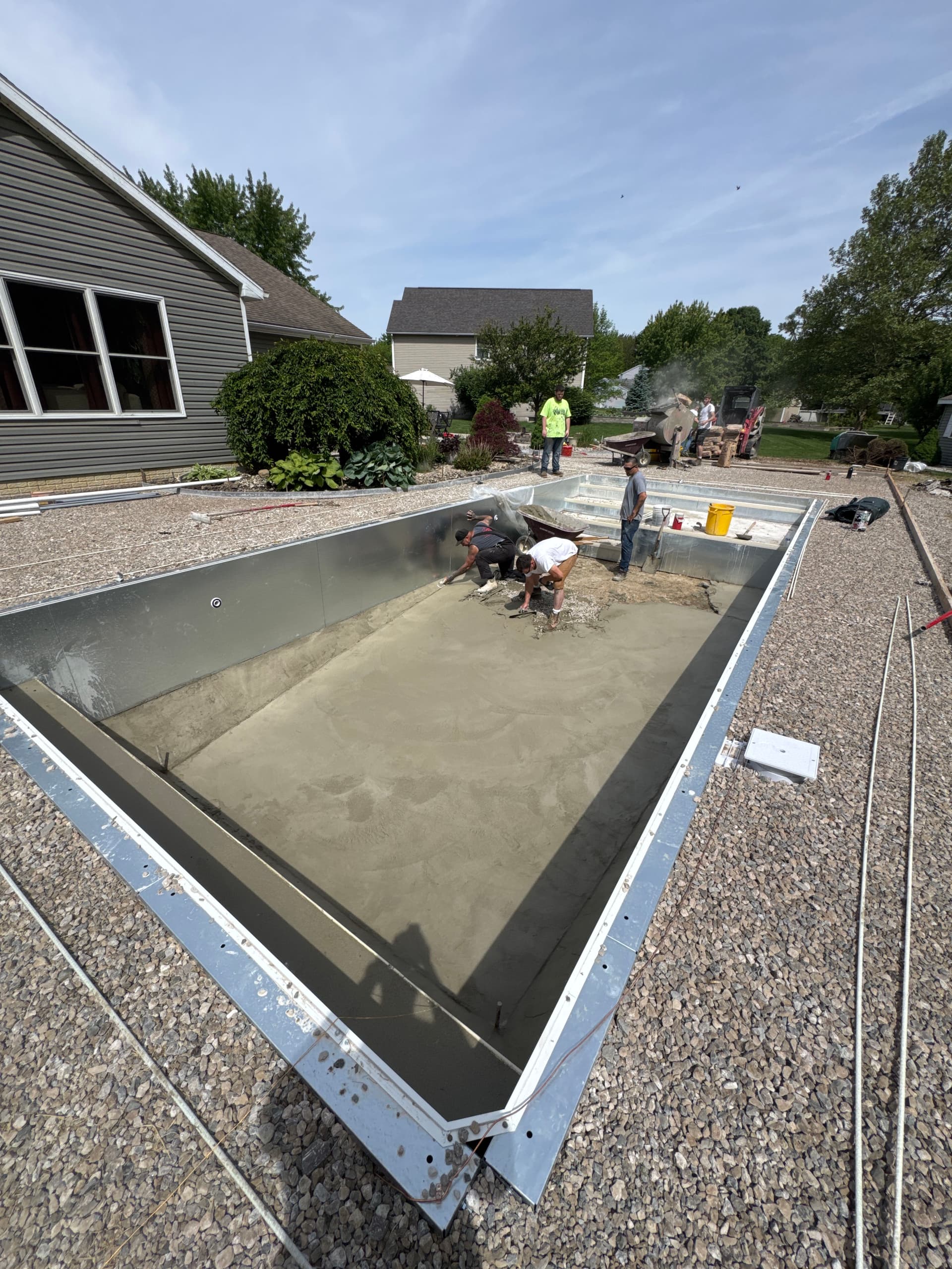 Pool Crete Day - Laying the Foundation for a Lasting Build image